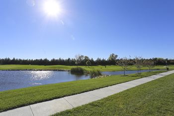 Pond at The Villas at Wilderness Ridge in South Lincoln, Nebraska